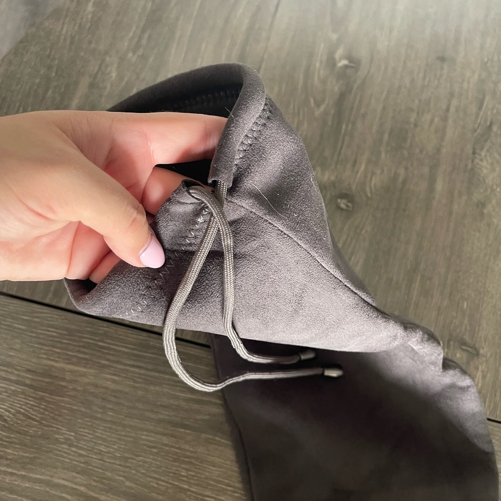 Dream Pairs Grey Mid-Thigh Boots - Picture 9 of 12
